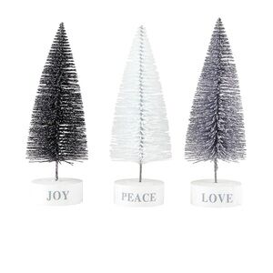 Santa Barbara Design Studio Holiday Bottle Brush Tree Set of 3